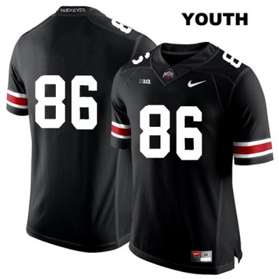 Youth NCAA Ohio State Buckeyes Dre'Mont Jones #86 College Stitched No Name Authentic Nike White Number Black Football Jersey TH20X72UG